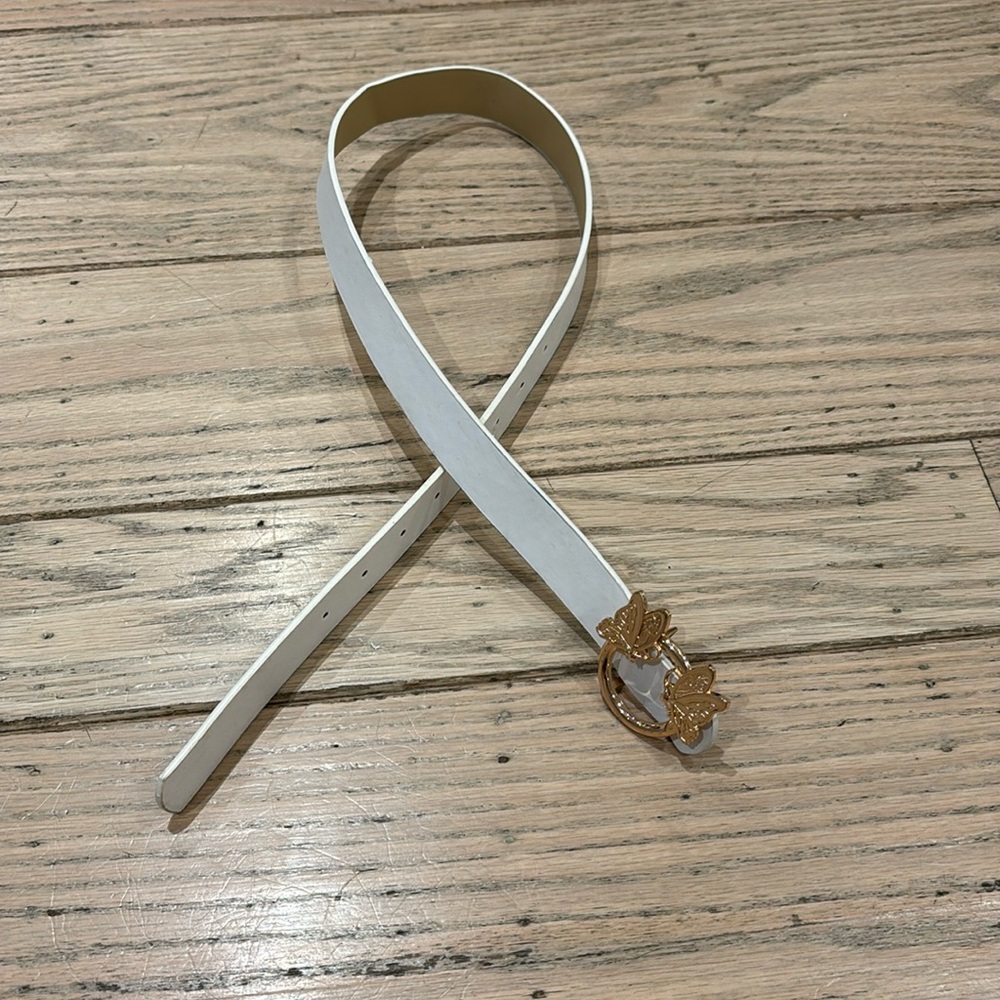 White Butterfly Belt